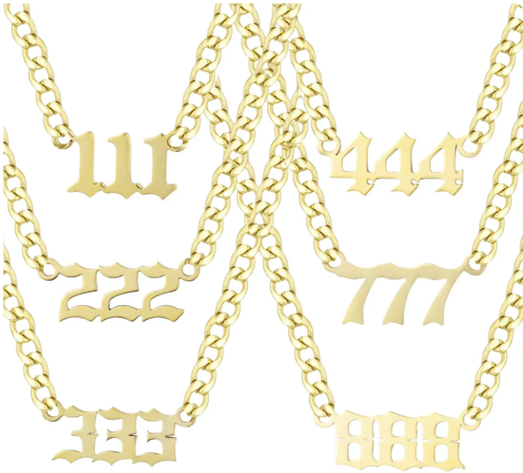 CloveLux™ Angel Number Necklace