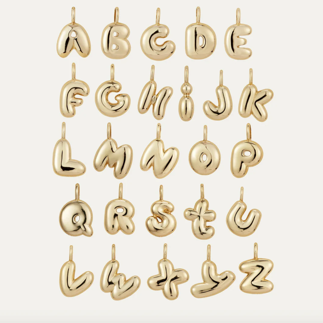 CloveLux™ Bubble Letter Necklace