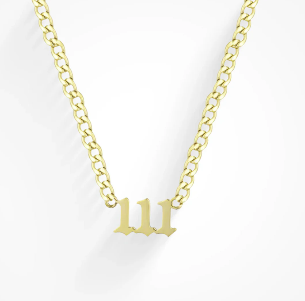 CloveLux™ Angel Number Necklace